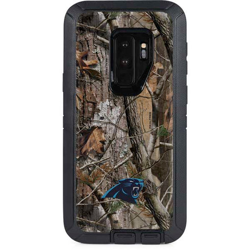 NFL Carolina Panthers Realtree AP Camo Otterbox Defender Galaxy Skin